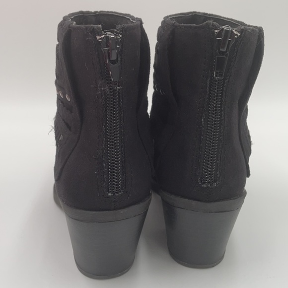 - Sugar Tall Tale Black Ankle Boots - Picture 3 of 8